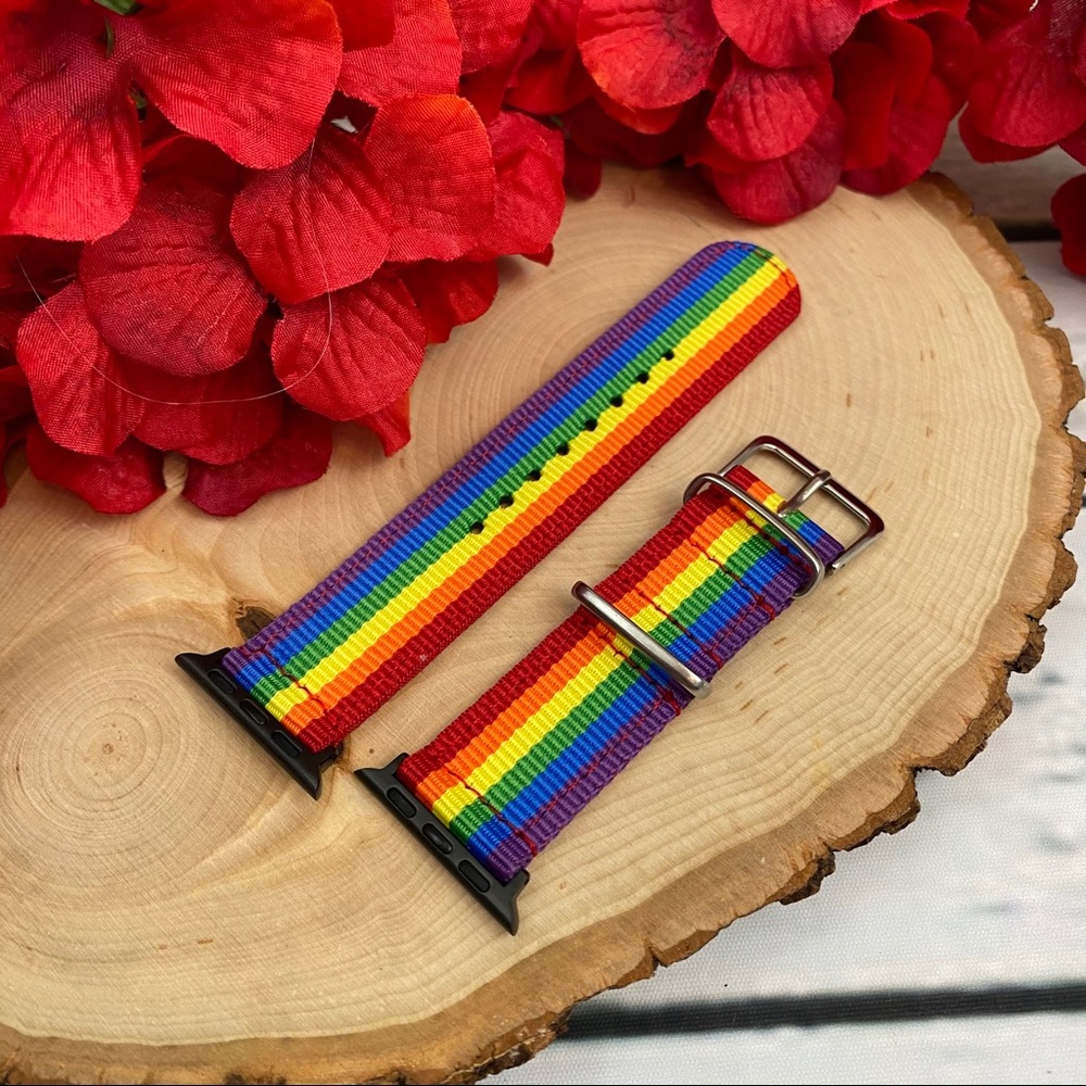 đRainbow Nylon Watchband for Apple Watch - Picture 11 of 15